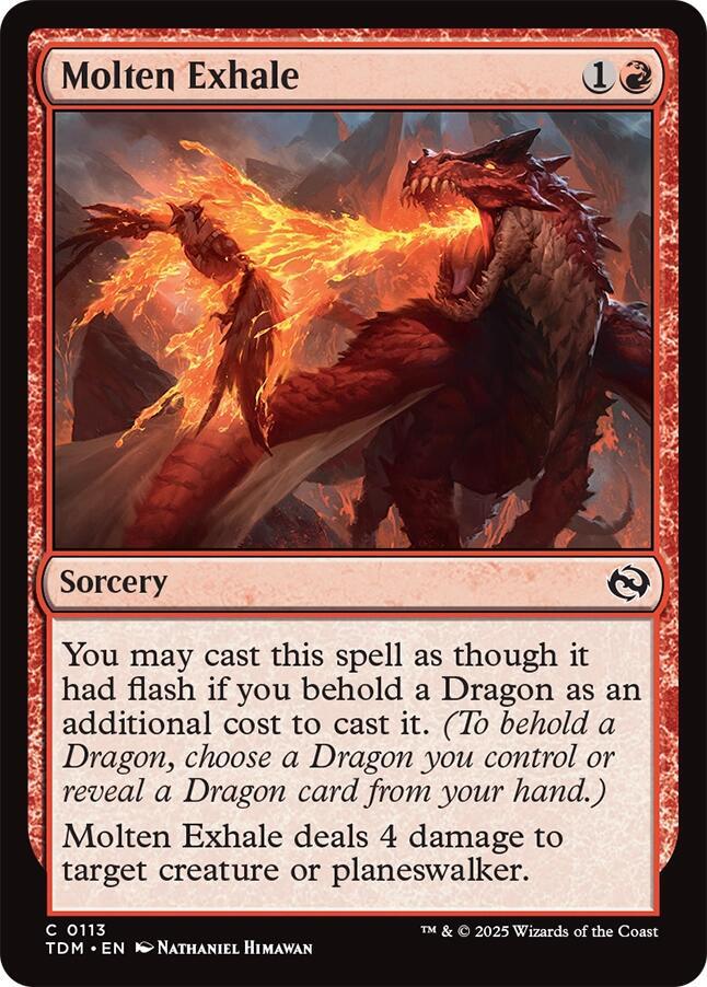 Molten Exhale [Tarkir: Dragonstorm] 113