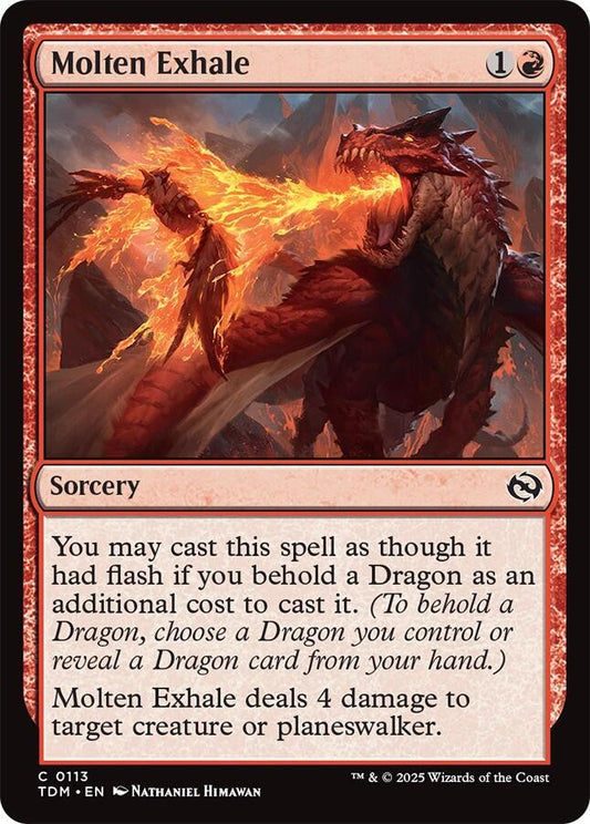 Molten Exhale [Tarkir: Dragonstorm] 113