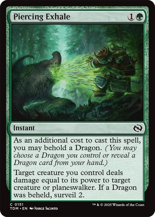 Piercing Exhale [Tarkir: Dragonstorm] 151