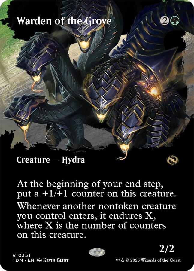 Warden of the Grove (Borderless) [Tarkir: Dragonstorm] 351