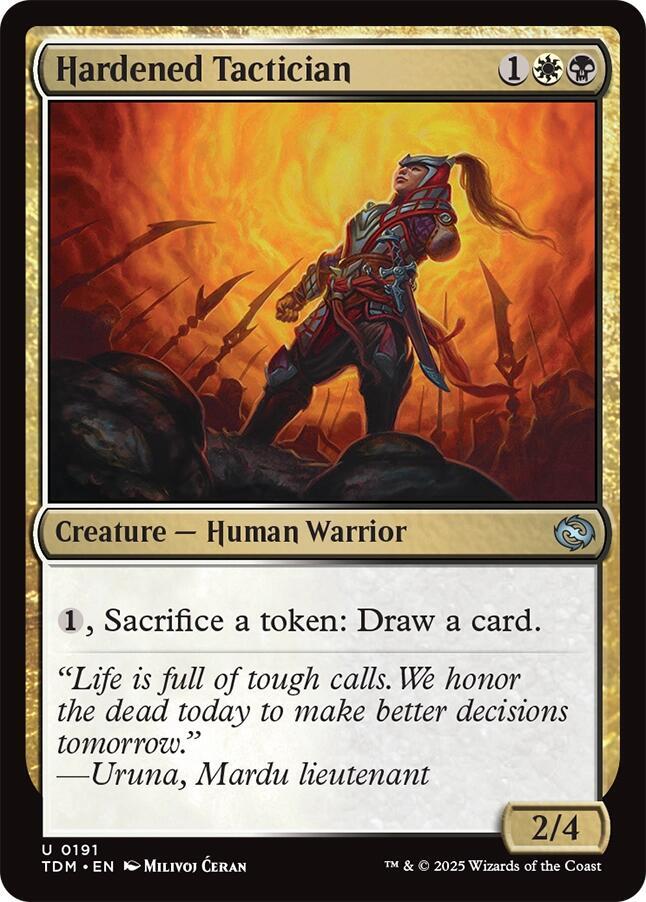 Hardened Tactician [Tarkir: Dragonstorm] 191