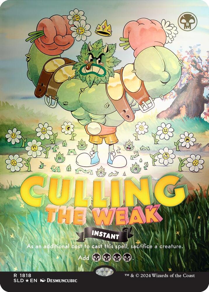 Culling the Weak (Rainbow Foil) [Secret Lair Drop Series] 1818
