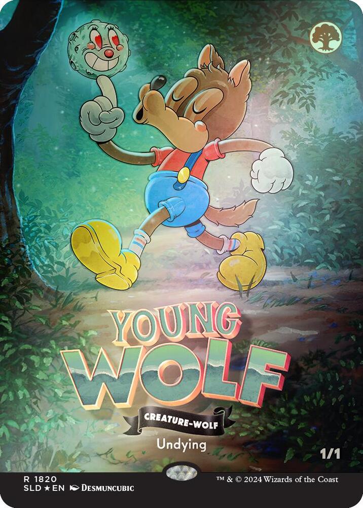 Young Wolf (Rainbow Foil) [Secret Lair Drop Series] 1820