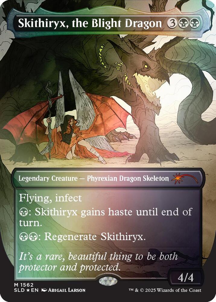Skithiryx, the Blight Dragon (Rainbow Foil) [Secret Lair Drop Series] 1562
