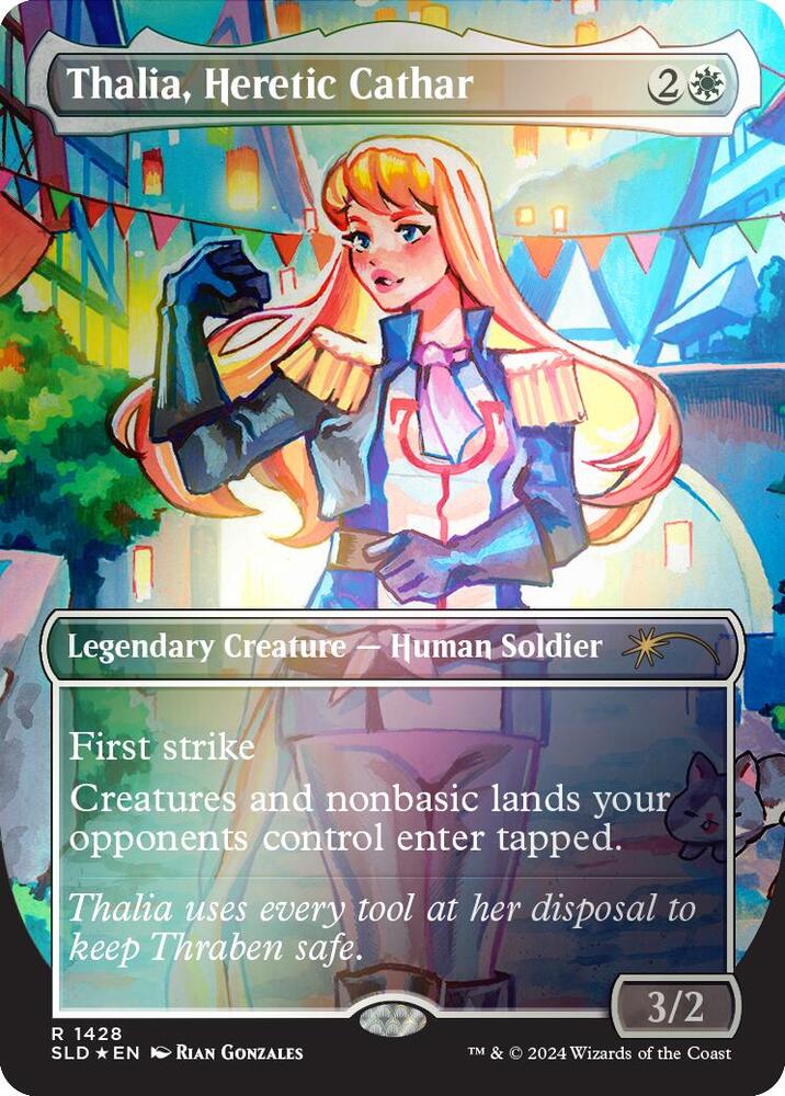 Thalia, Heretic Cathar (Rainbow Foil) [Secret Lair Drop Series] 1428