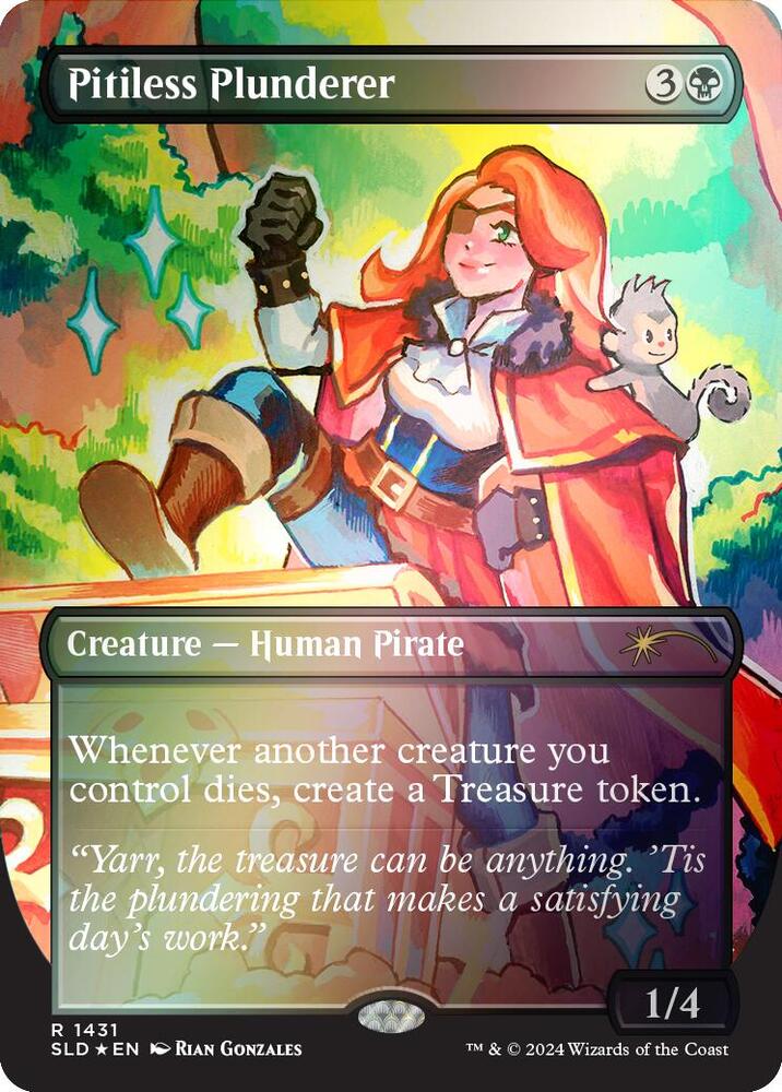 Pitiless Plunderer (Rainbow Foil) [Secret Lair Drop Series] 1431