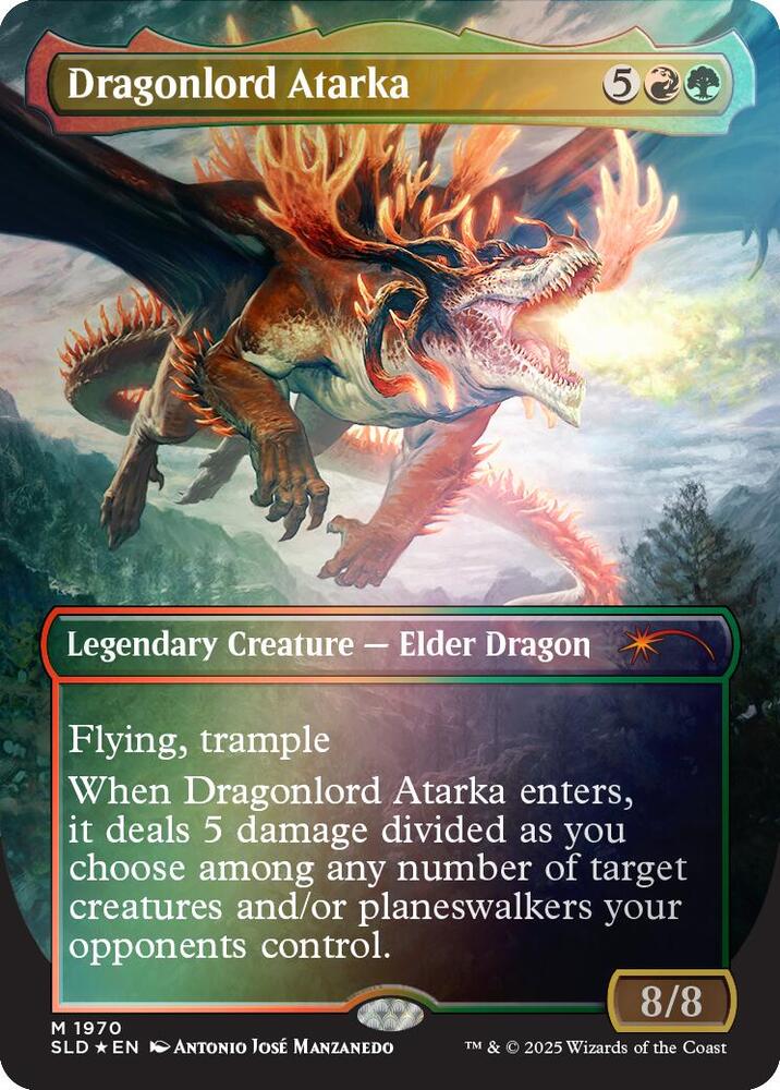 Dragonlord Atarka (Rainbow Foil) [Secret Lair Drop Series] 1970