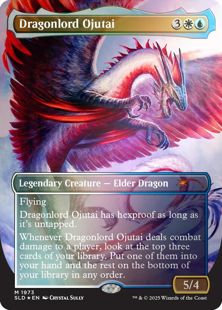 Dragonlord Ojutai (Rainbow Foil) [Secret Lair Drop Series] 1973