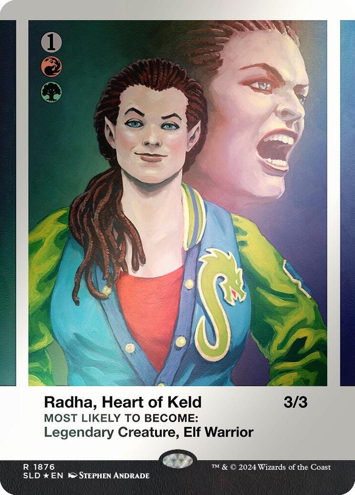 Radha, Heart of Keld (Rainbow Foil) [Secret Lair Drop Series] 1876