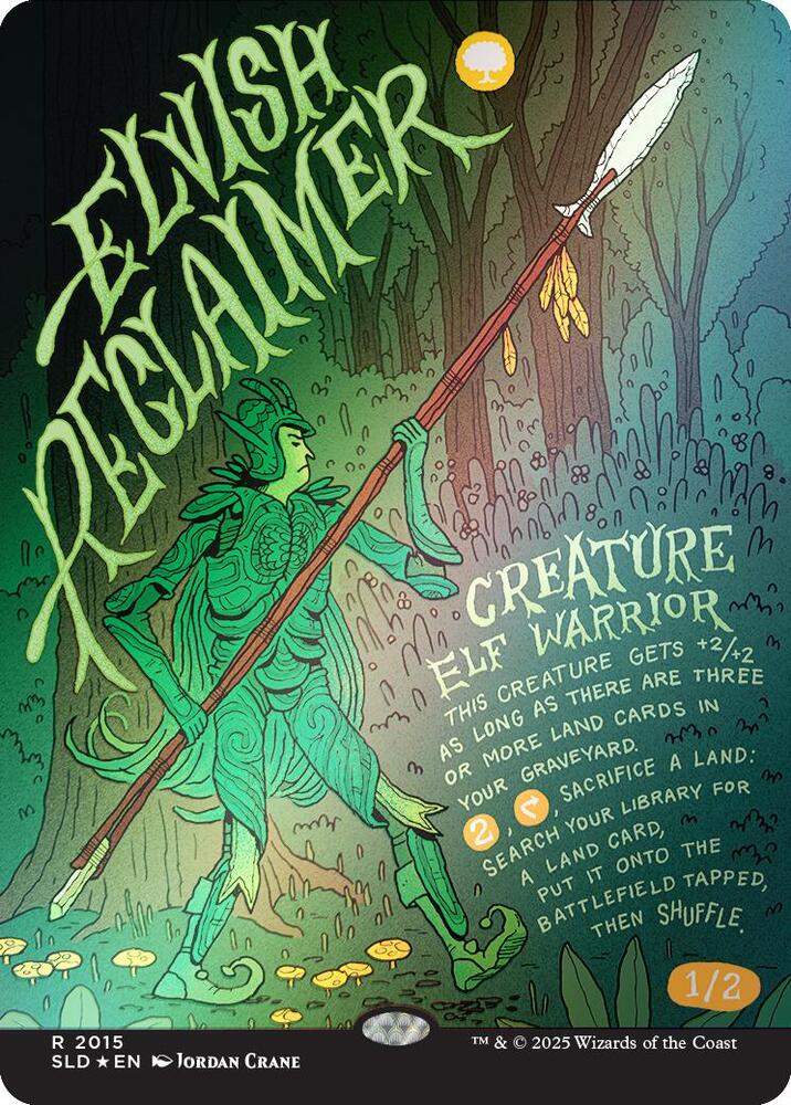 Elvish Reclaimer (Rainbow Foil) [Secret Lair Drop Series] 2015