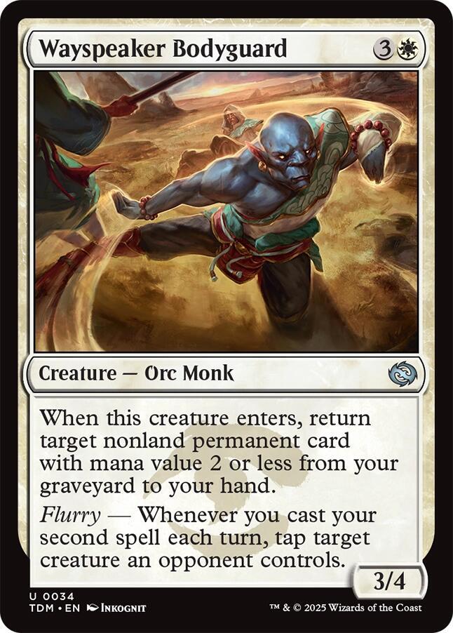 Wayspeaker Bodyguard [Tarkir: Dragonstorm] 34