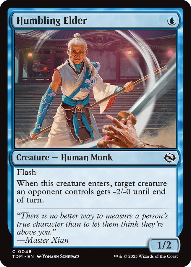 Humbling Elder [Tarkir: Dragonstorm] 48