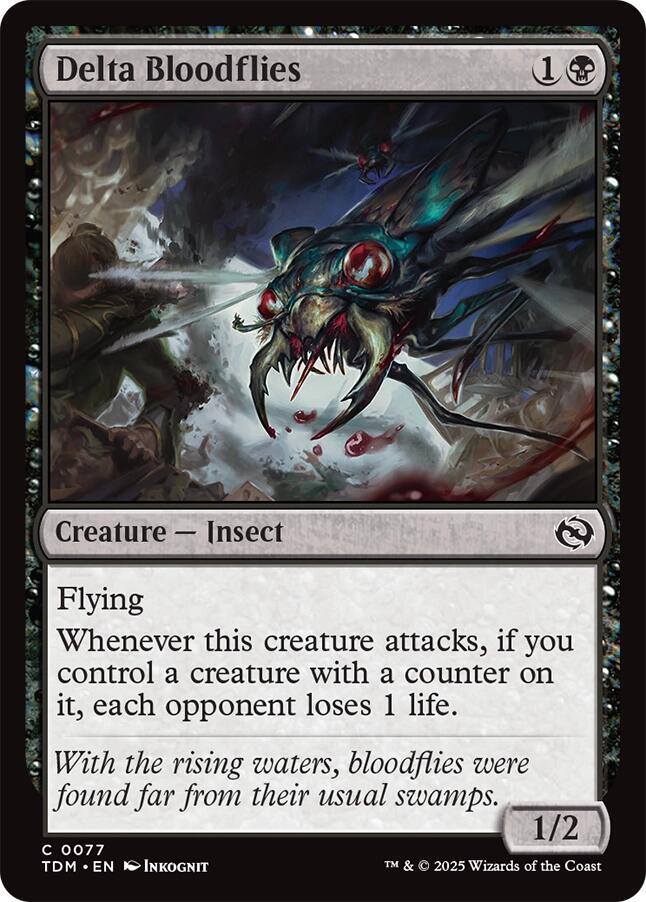Delta Bloodflies [Tarkir: Dragonstorm] 77