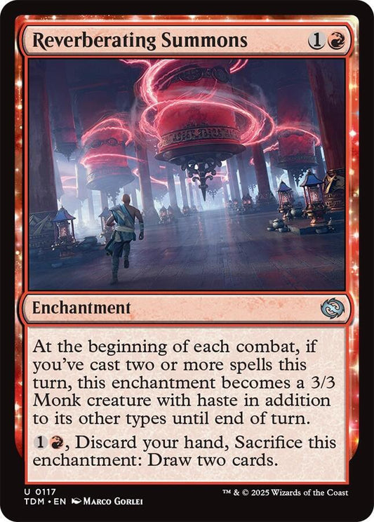 Reverberating Summons [Tarkir: Dragonstorm] 117