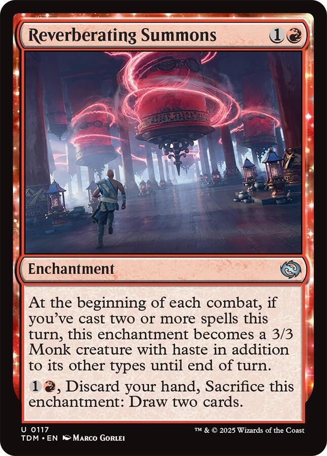 Reverberating Summons [Tarkir: Dragonstorm] 117