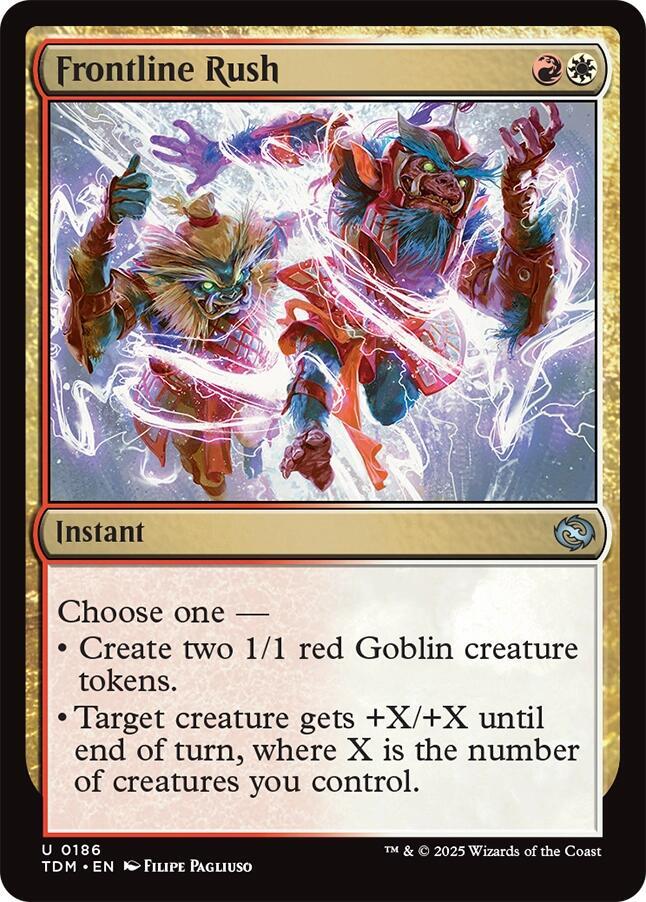 Frontline Rush [Tarkir: Dragonstorm] 186