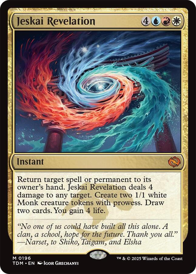 Jeskai Revelation [Tarkir: Dragonstorm] 196