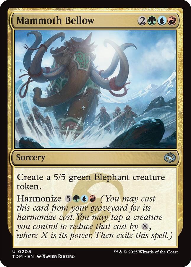 Mammoth Bellow [Tarkir: Dragonstorm] 205