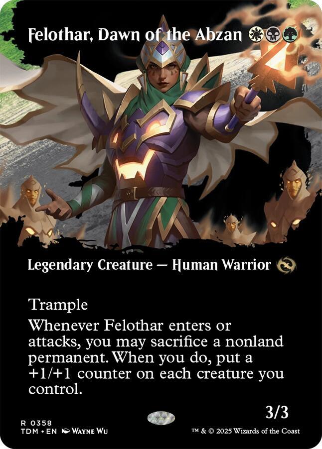 Felothar, Dawn of the Abzan (Borderless) [Tarkir: Dragonstorm] 358