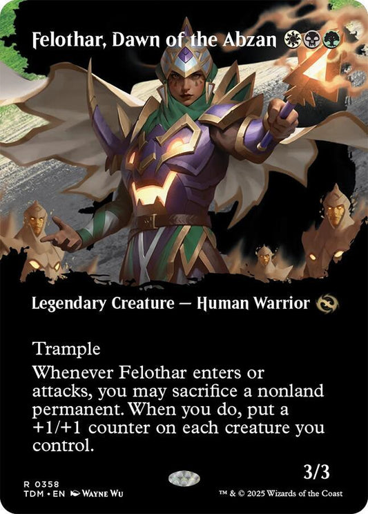 Felothar, Dawn of the Abzan (Borderless) [Tarkir: Dragonstorm] 358