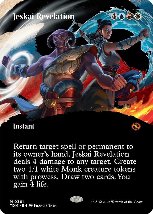 Jeskai Revelation (Borderless) [Tarkir: Dragonstorm] 361