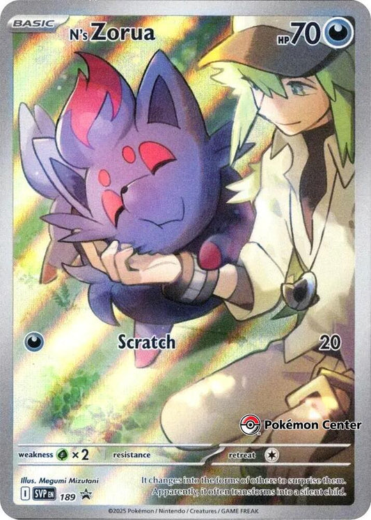 N's Zorua - 189 (Pokemon Center Exclusive) [SV: Scarlet & Violet Promo Cards] 189