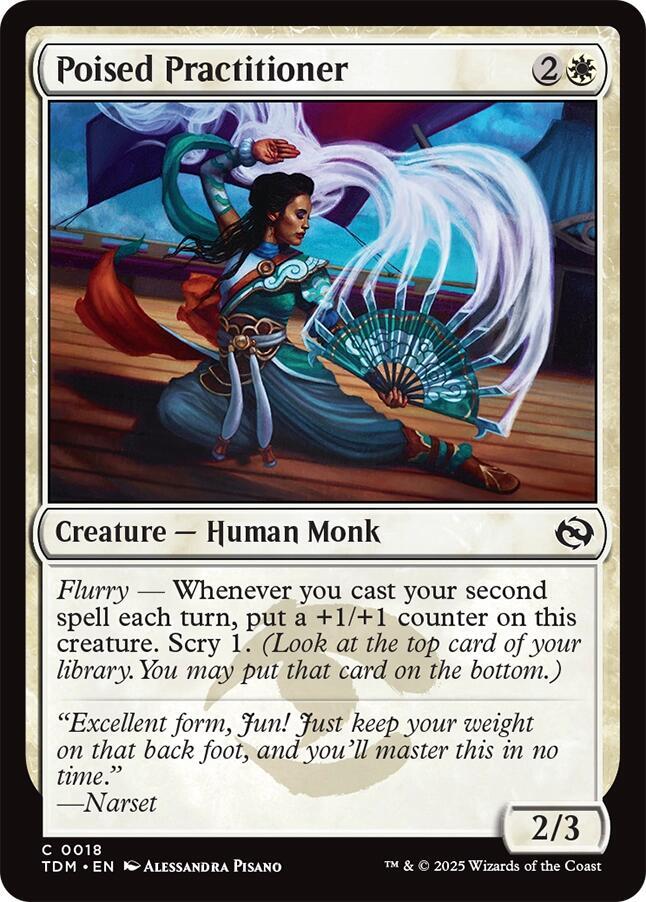 Poised Practitioner [Tarkir: Dragonstorm] 18