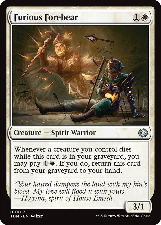 Furious Forebear [Tarkir: Dragonstorm] 13