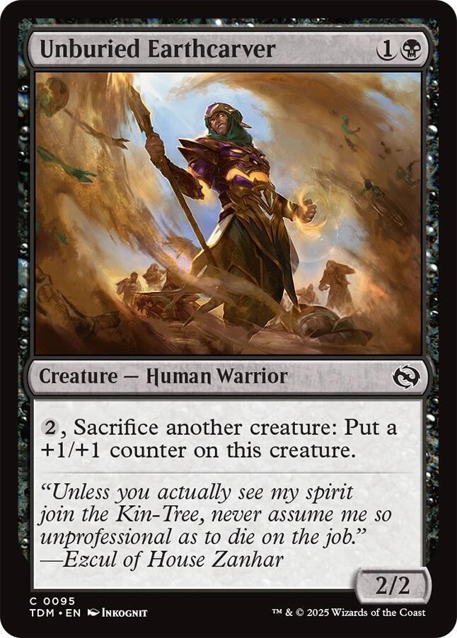 Unburied Earthcarver [Tarkir: Dragonstorm] 95