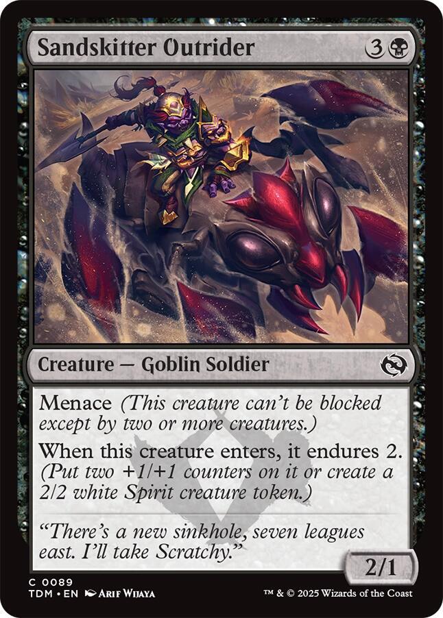 Sandskitter Outrider [Tarkir: Dragonstorm] 89