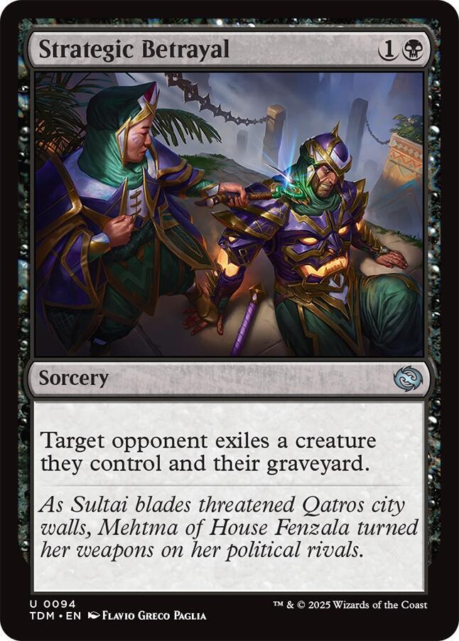 Strategic Betrayal [Tarkir: Dragonstorm] 94