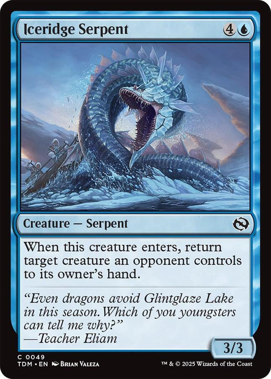 Iceridge Serpent [Tarkir: Dragonstorm] 49