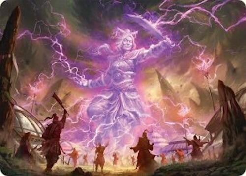 Smile at Death Art Card (4/54) [Art Series: Tarkir: Dragonstorm] 4