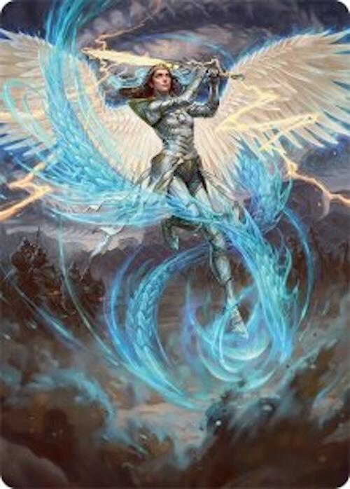 Elspeth, Storm Slayer Art Card (49/54) [Art Series: Tarkir: Dragonstorm] 49