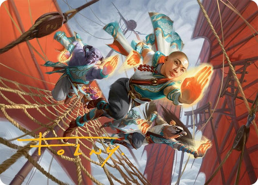 Aligned Heart Art Card (52/54) (Gold-Stamped Signature) [Art Series: Tarkir: Dragonstorm] 52