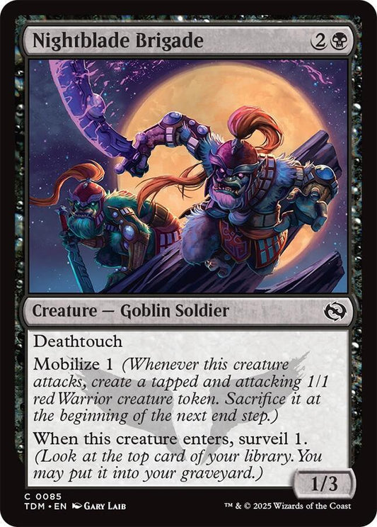 Nightblade Brigade [Tarkir: Dragonstorm] 85
