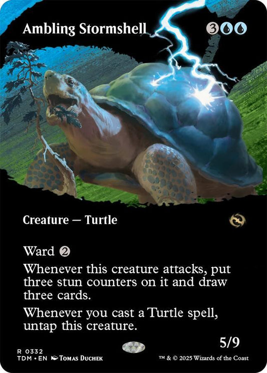 Ambling Stormshell (Borderless) [Tarkir: Dragonstorm] 332