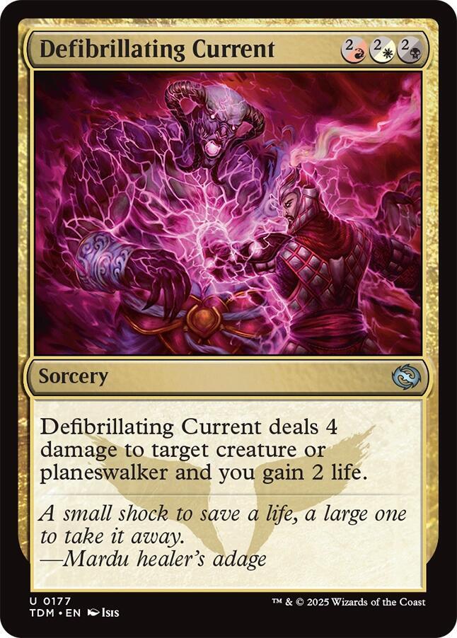 Defibrillating Current [Tarkir: Dragonstorm] 177