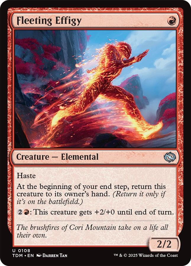 Fleeting Effigy [Tarkir: Dragonstorm] 108