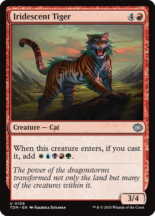 Iridescent Tiger [Tarkir: Dragonstorm] 109