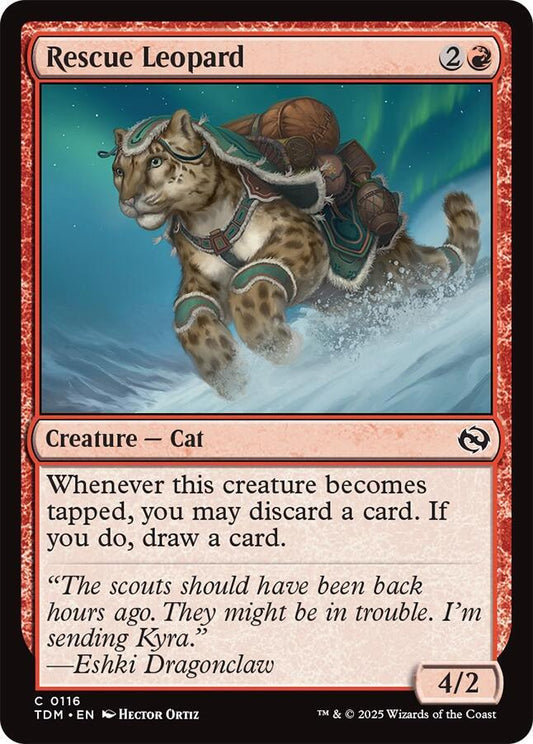 Rescue Leopard [Tarkir: Dragonstorm] 116