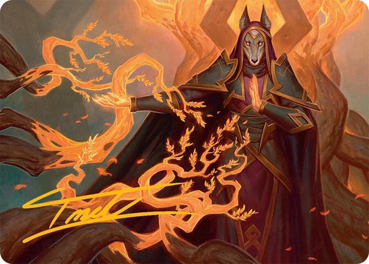 Abzan Devotee Art Card (10/54) (Gold-Stamped Signature) [Art Series: Tarkir: Dragonstorm] 10