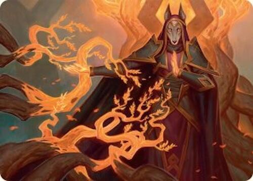 Abzan Devotee Art Card (10/54) [Art Series: Tarkir: Dragonstorm] 10