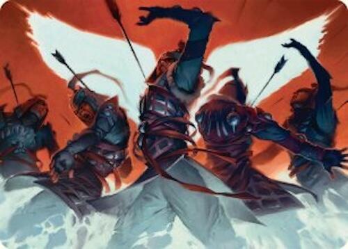 Desperate Measures Art Card (11/54) [Art Series: Tarkir: Dragonstorm] 11