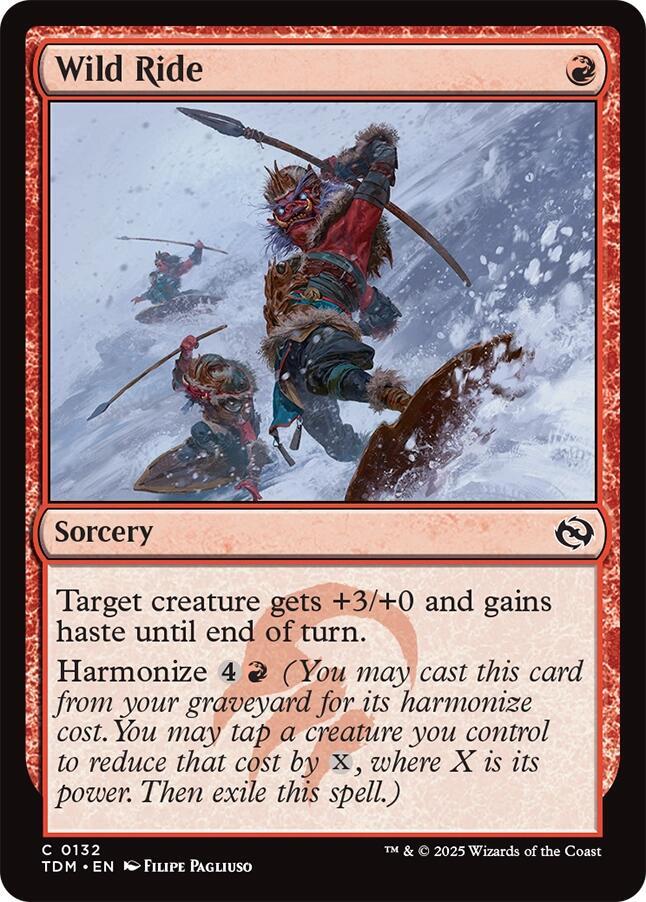 Wild Ride [Tarkir: Dragonstorm] 132
