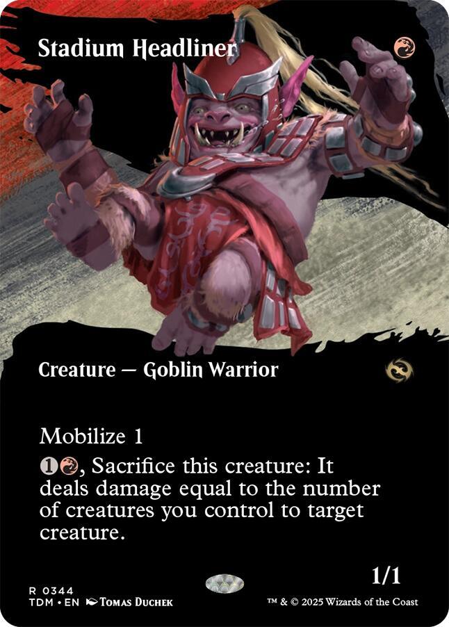Stadium Headliner (Borderless) [Tarkir: Dragonstorm] 344