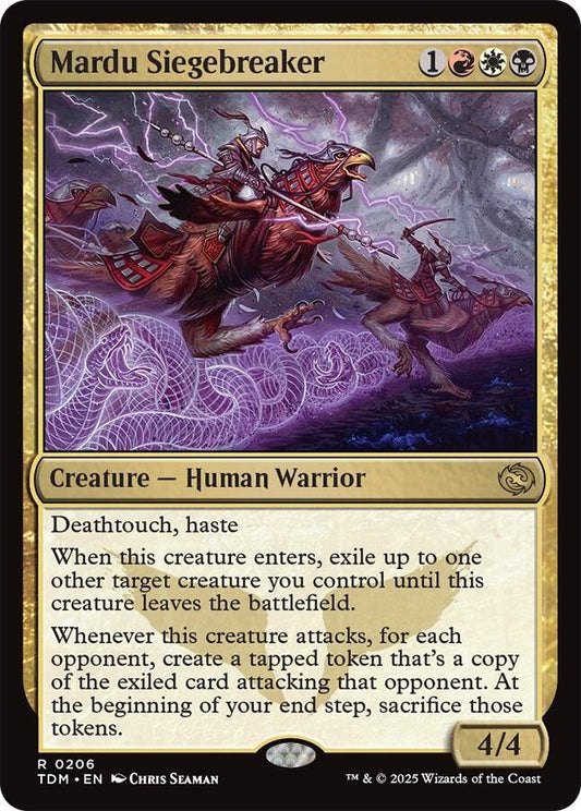 Mardu Siegebreaker [Tarkir: Dragonstorm] 206
