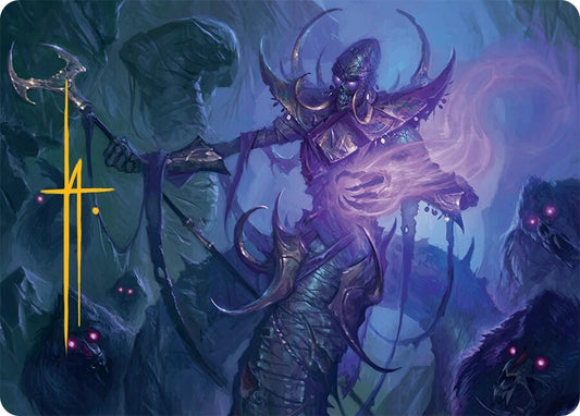 Sidisi, Regent of the Mire Art Card (14/54) (Gold-Stamped Signature) [Art Series: Tarkir: Dragonstorm] 14