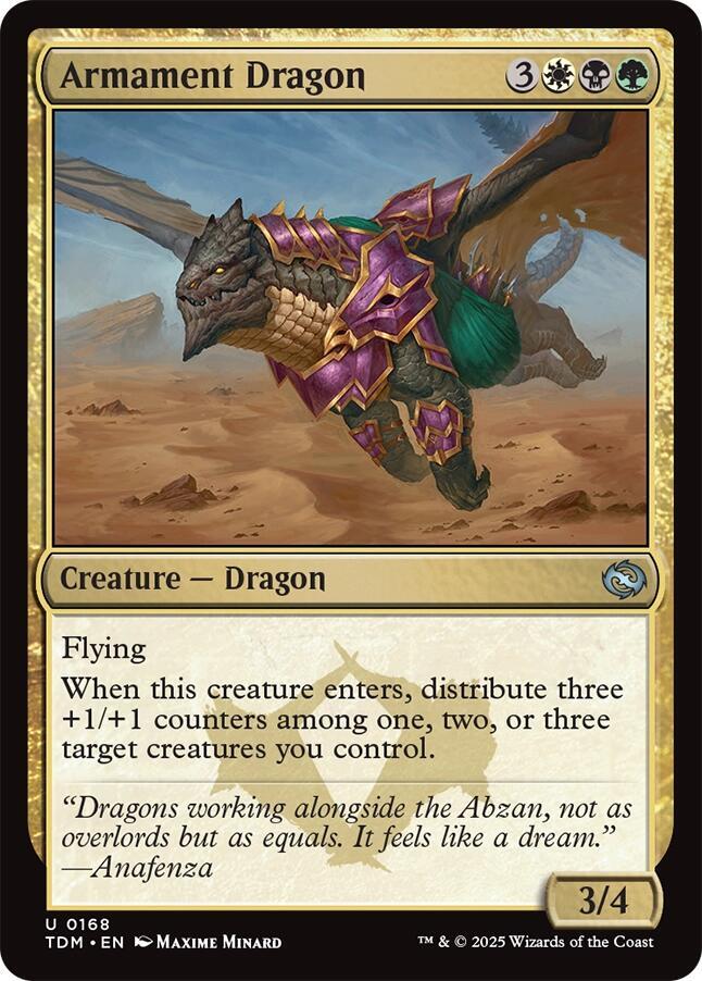 Armament Dragon [Tarkir: Dragonstorm] 168