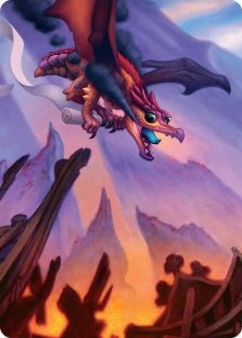 Scavenger Regent Art Card (45/54) [Art Series: Tarkir: Dragonstorm] 45